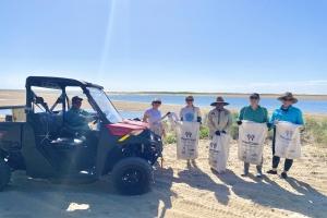 Tangaroa Blue Leads Successful Lynch’s Beach, Alva Community Clean-up