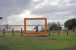 Picturesque tourist frame installations in the region