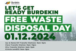 Lets Get Ready Burdekin - Free Waste Disposal Day Set for December